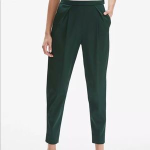 NWT MM LaFleur Satin Windsor Trouser - Fir Tree
